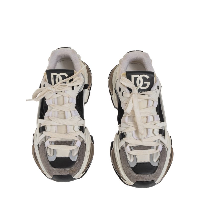 Tenis-Dolce---Gabbana-Air-Master-Branco-e-Preto
