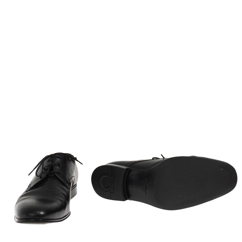 Sapato-Salvatore-Ferragamo-Couro-Preto