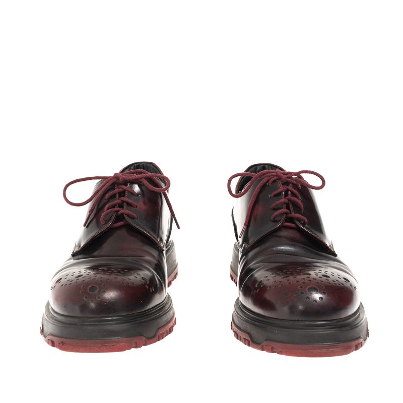 Oxford-Emporio-Armani-Couro-Vinho