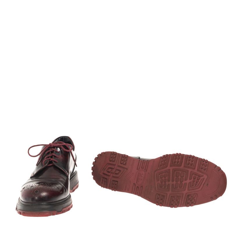 Oxford-Emporio-Armani-Couro-Vinho