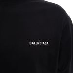 Camiseta-Balenciaga-Logo-Preta