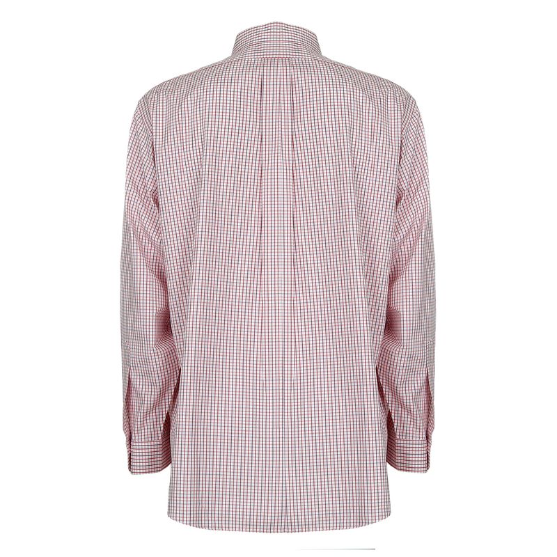 Camisa-Brooks-Brothers-Quadriculada-Vermelha-e-Branca