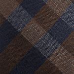 Gravata-Burberry-Seda-Xadrez-Marrom-e-Azul