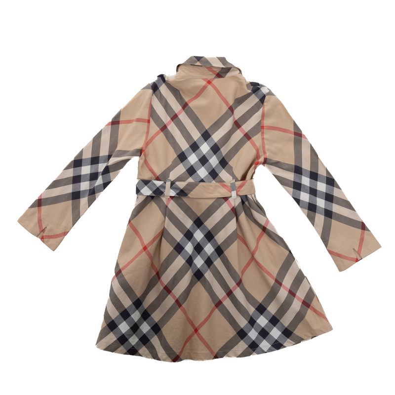 Vestido-Burberry-Infantil-Algodao-House-Check-