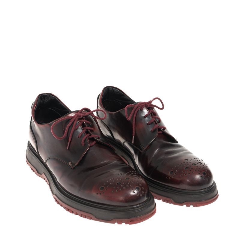 Oxford-Emporio-Armani-Couro-Vinho