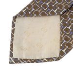 Gravata-Gucci-Marrom-Estampada