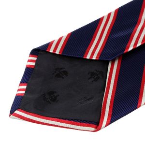 Gravata Brooks Brothers Azul, Vermelha e Branca