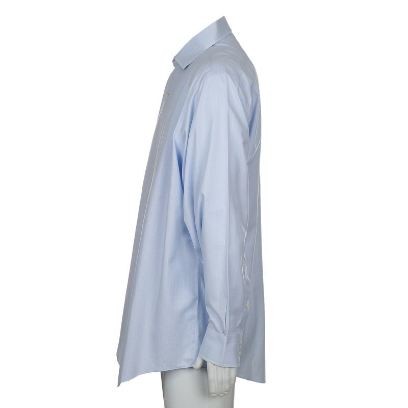 Camisa-Brooks-Brothers-Quadriculada-Azul-e-Branca-