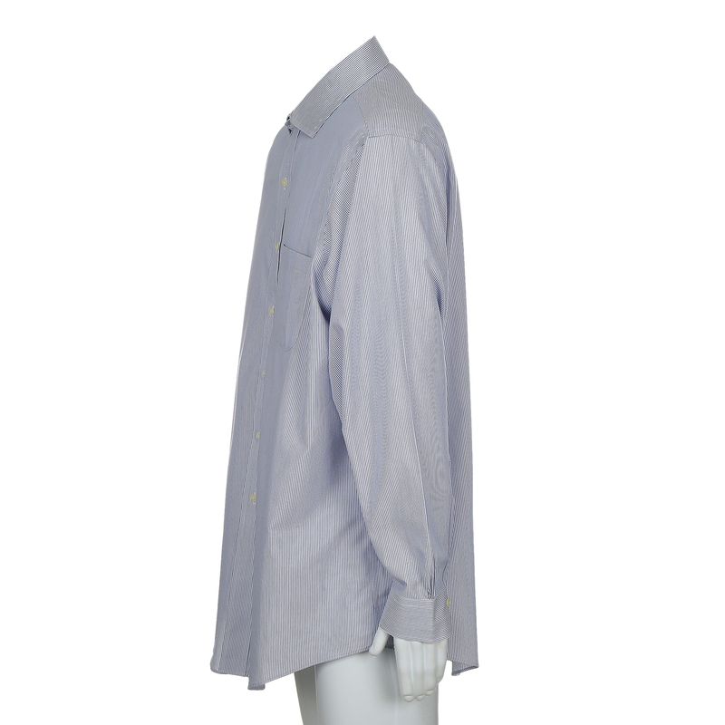 Camisa-Brooks-Brothers-Listrada-Azul-