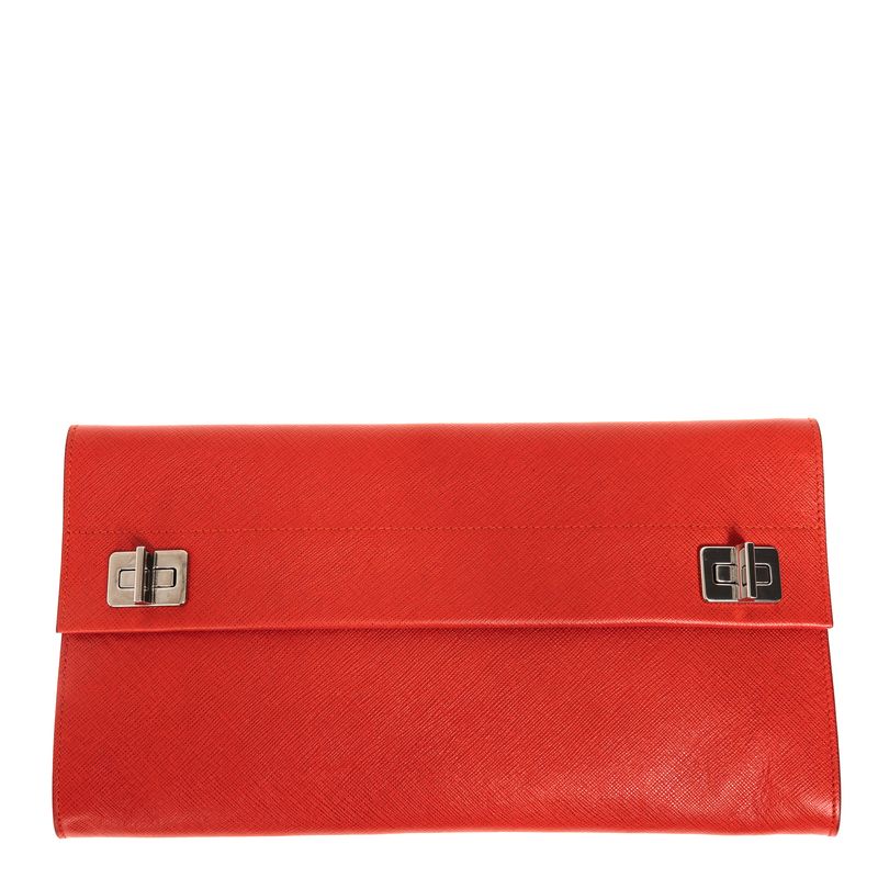 Bolsa-Clutch-Prada-Saffiano-Vermelho