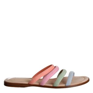 Rasteira Alexandre Birman Camurça Colorida