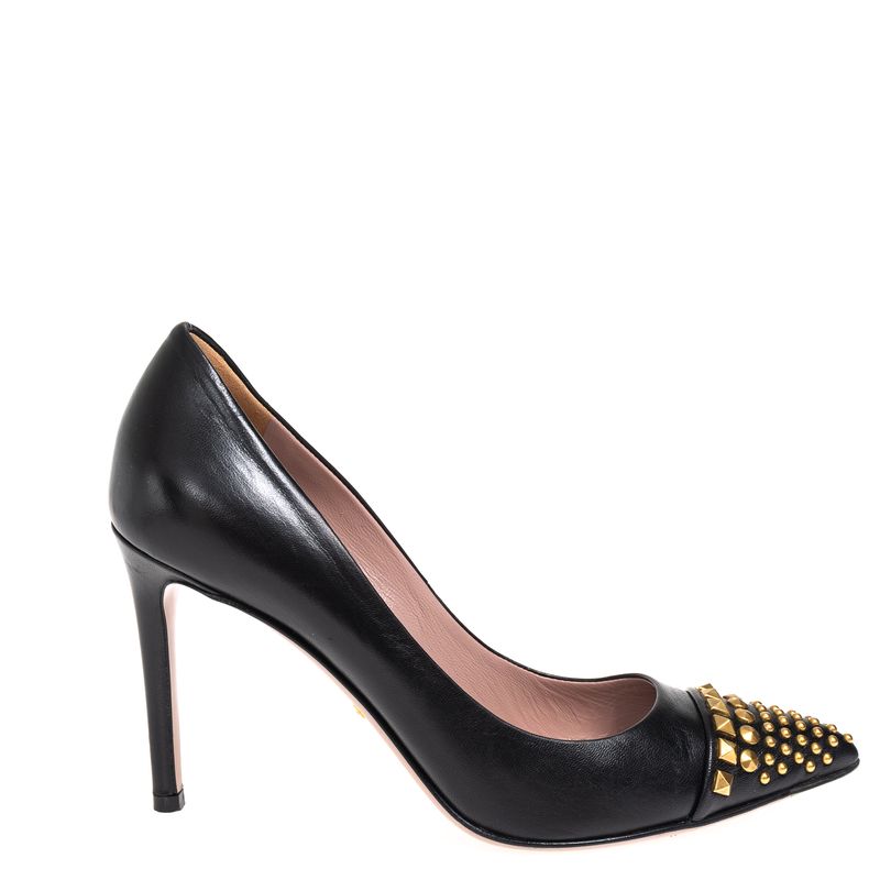 Scarpin-Gucci-Studs-Couro-Preto