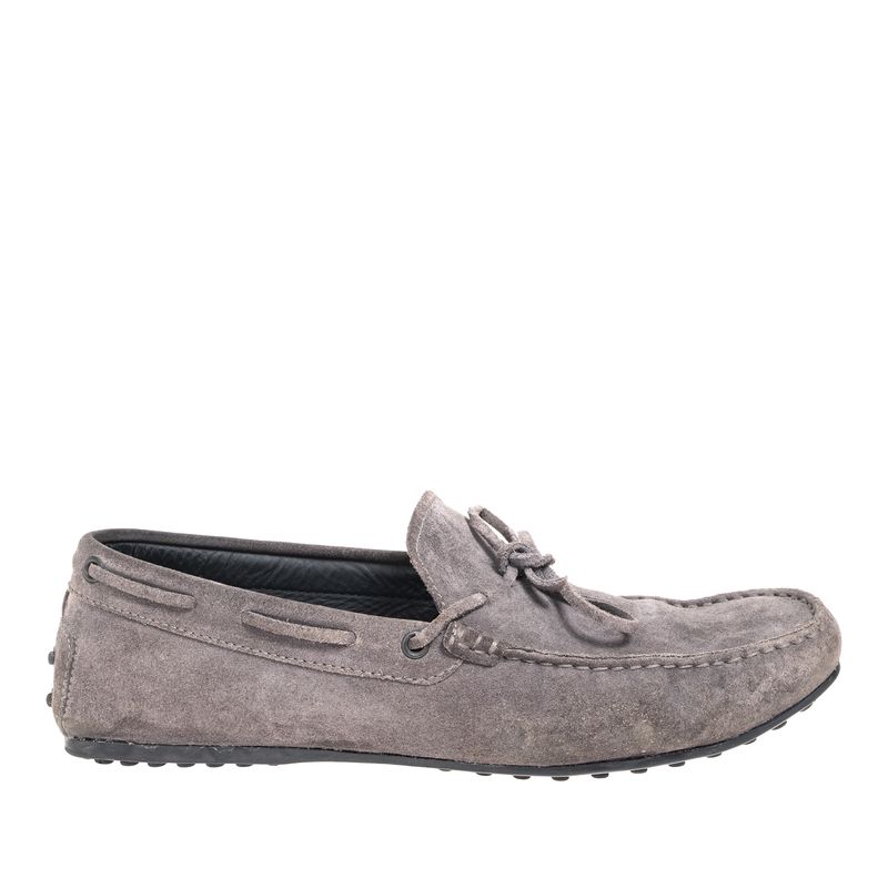 Mocassim-Tods-Camurca-Cinza