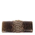 Bolsa-Clutch-Weni-Couro-Exotico-Marrom