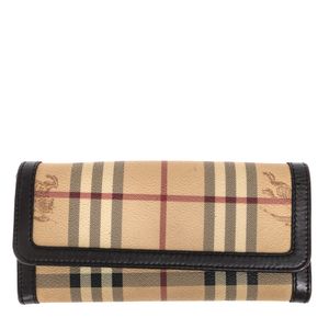 Carteira Burberry Couro e Housecheck