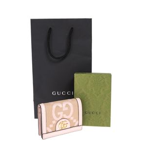 Carteira Gucci Ophidia GG Rosa