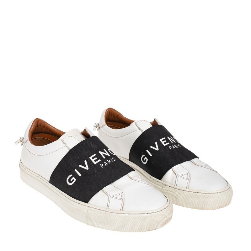 Tenis-Givenchy-Elastico-Couro-Branco