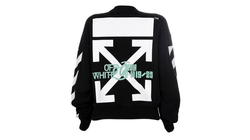 Moletom off hot sale white v