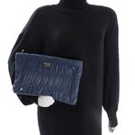 Bolsa-Clutch-Prada-Gaufre-Couro-Azul