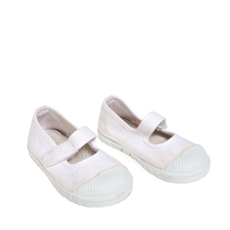 Sapato-Jacadi-Infantil-Tecido-Branco