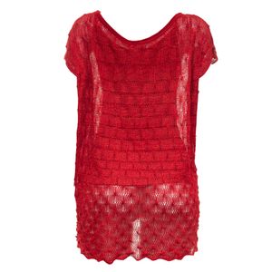 Blusa Mara Mac Crochê Vermelha
