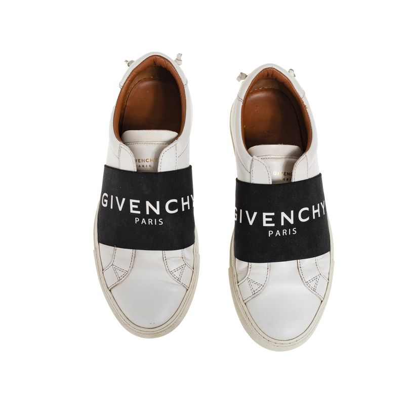 Tenis-Givenchy-Elastico-Couro-Branco