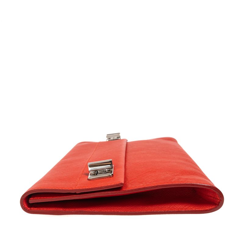 Bolsa-Clutch-Prada-Saffiano-Vermelho