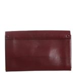 Clutch-Chloe-Couro-Vinho