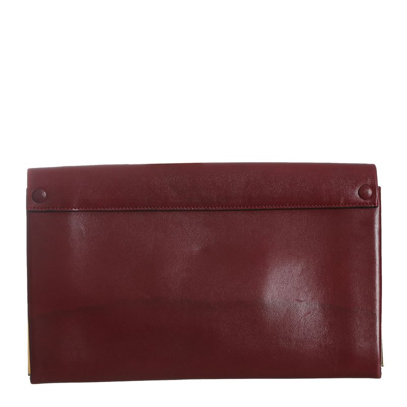 Clutch-Chloe-Couro-Vinho