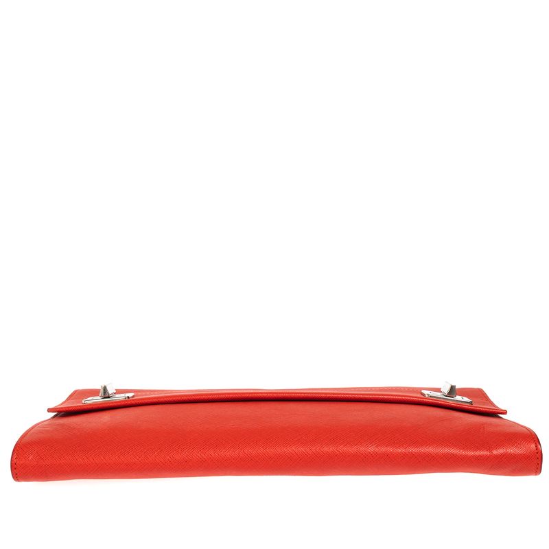 Bolsa-Clutch-Prada-Saffiano-Vermelho