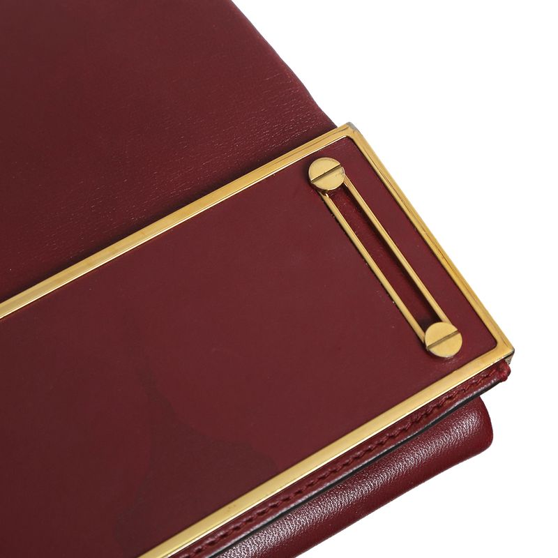 Clutch-Chloe-Couro-Vinho