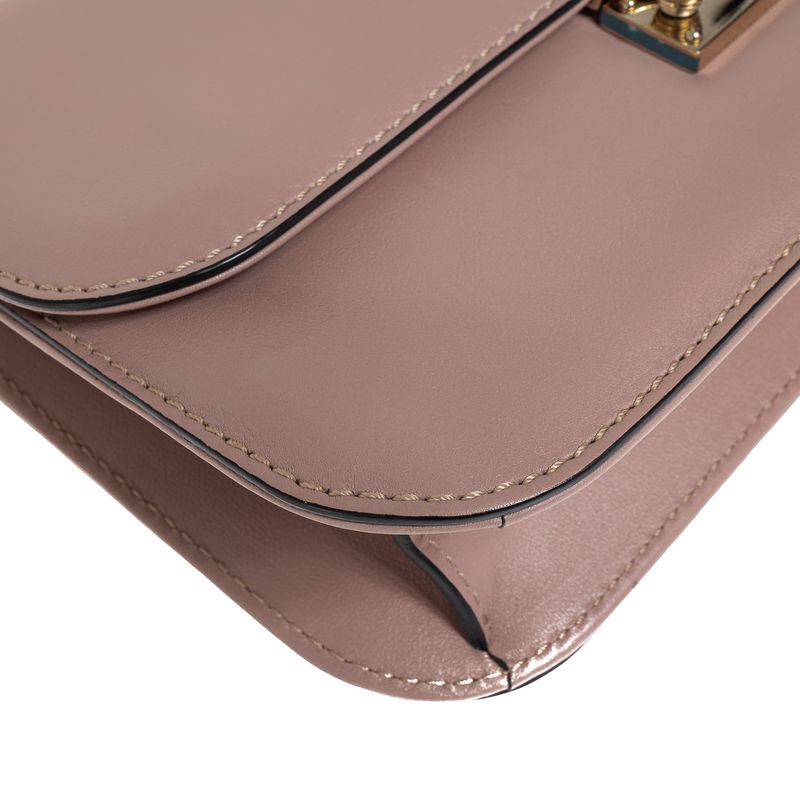 Bolsa-Valentino-Garavanni-Glam-Lock-Rose
