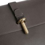 Clutch-Balenciaga-Couro-Cinza