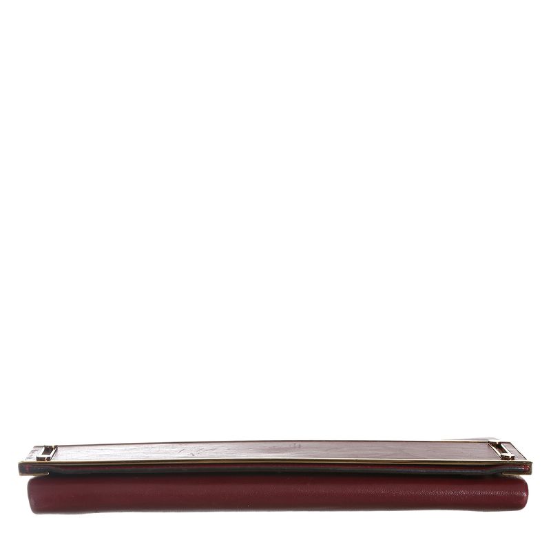 Clutch-Chloe-Couro-Vinho