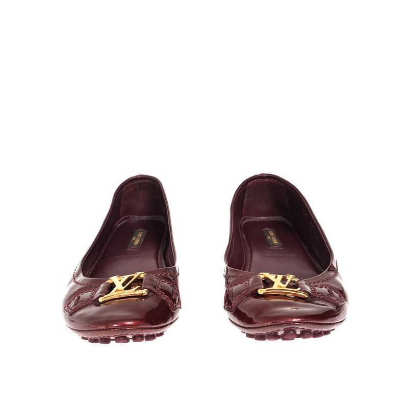 Sapatilha-Louis-Vuitton-Verniz-Bordo