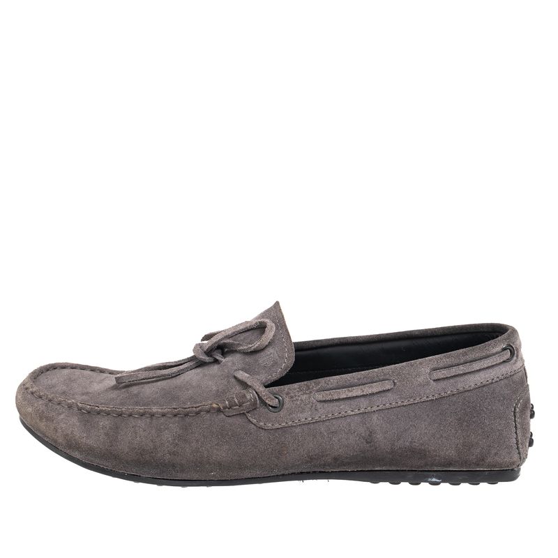 Mocassim-Tods-Camurca-Cinza