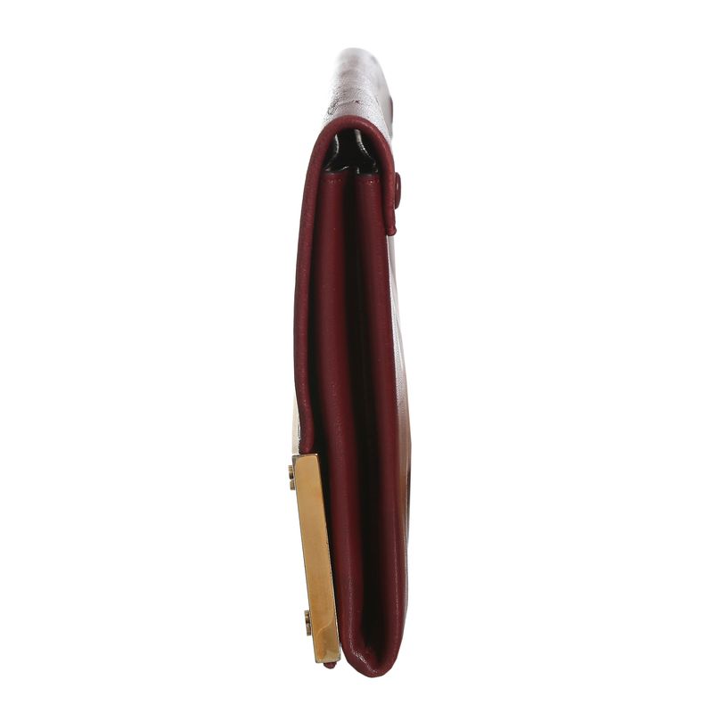 Clutch-Chloe-Couro-Vinho