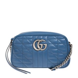 Bolsa Gucci GG Marmont Camera Azul