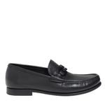 Mocassim-Salvatore-Ferragamo-Gancini-Couro-Preto