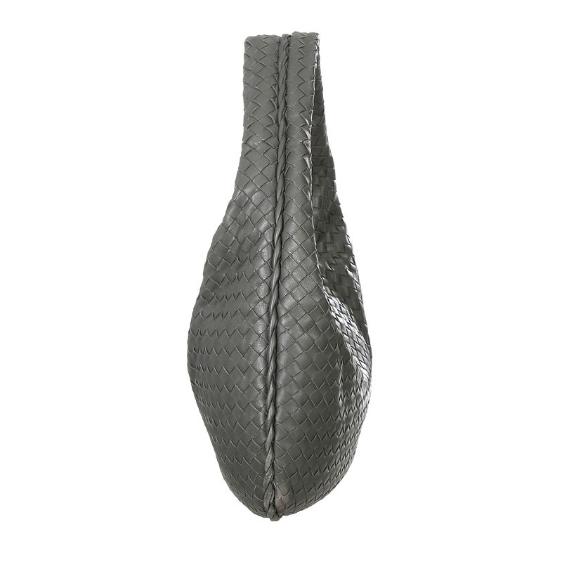 Bolsa-Bottega-Veneta-Hobo-Intrecciato-Cinza