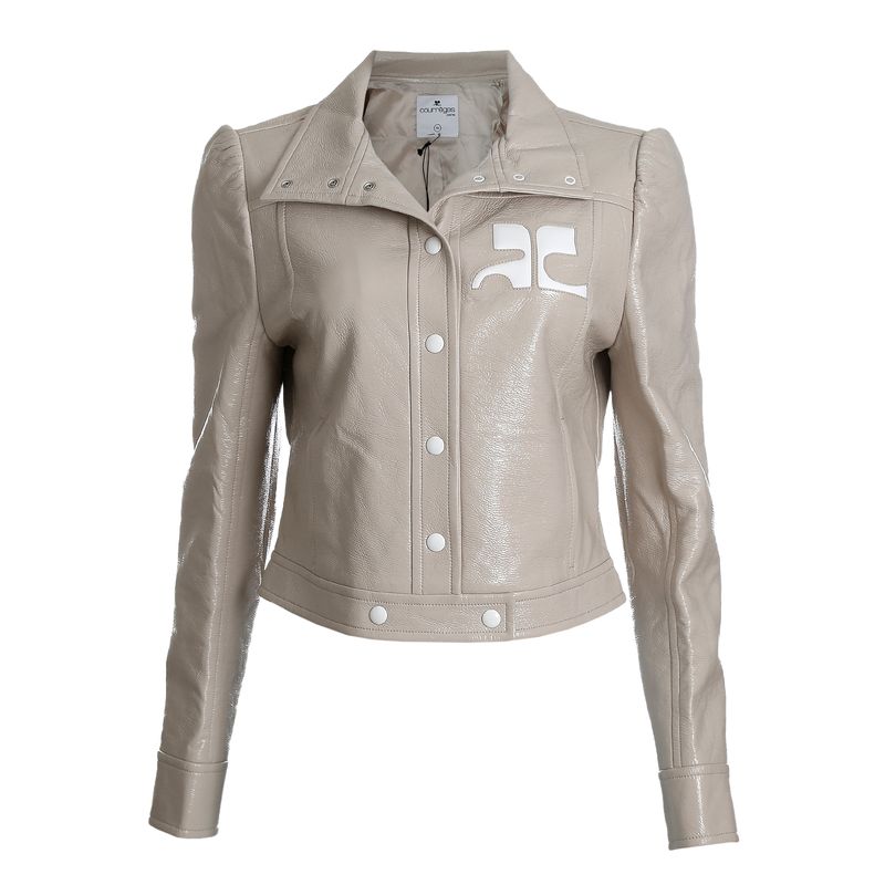 Jaqueta-Courreges-Iconic-Vinil-Creme-