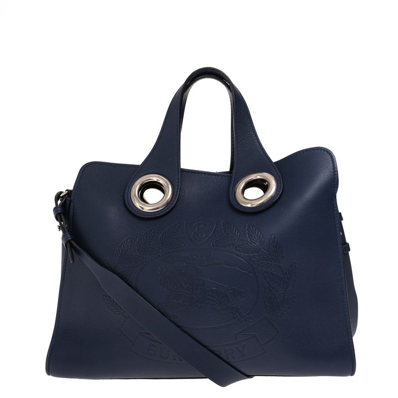 Bolsa-Burberry-Logo-Couro-Azul