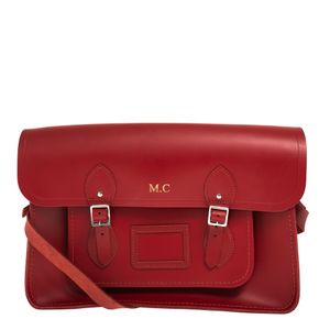 Bolsa Cambridge Satchel Batchel Vermelha