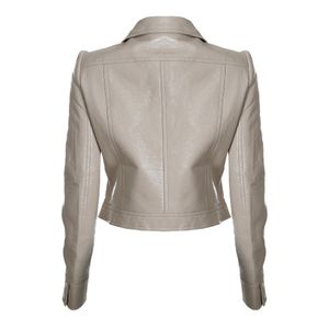 Jaqueta Courreges Iconic Vinil Creme