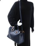 Bolsa-Burberry-Logo-Couro-Azul