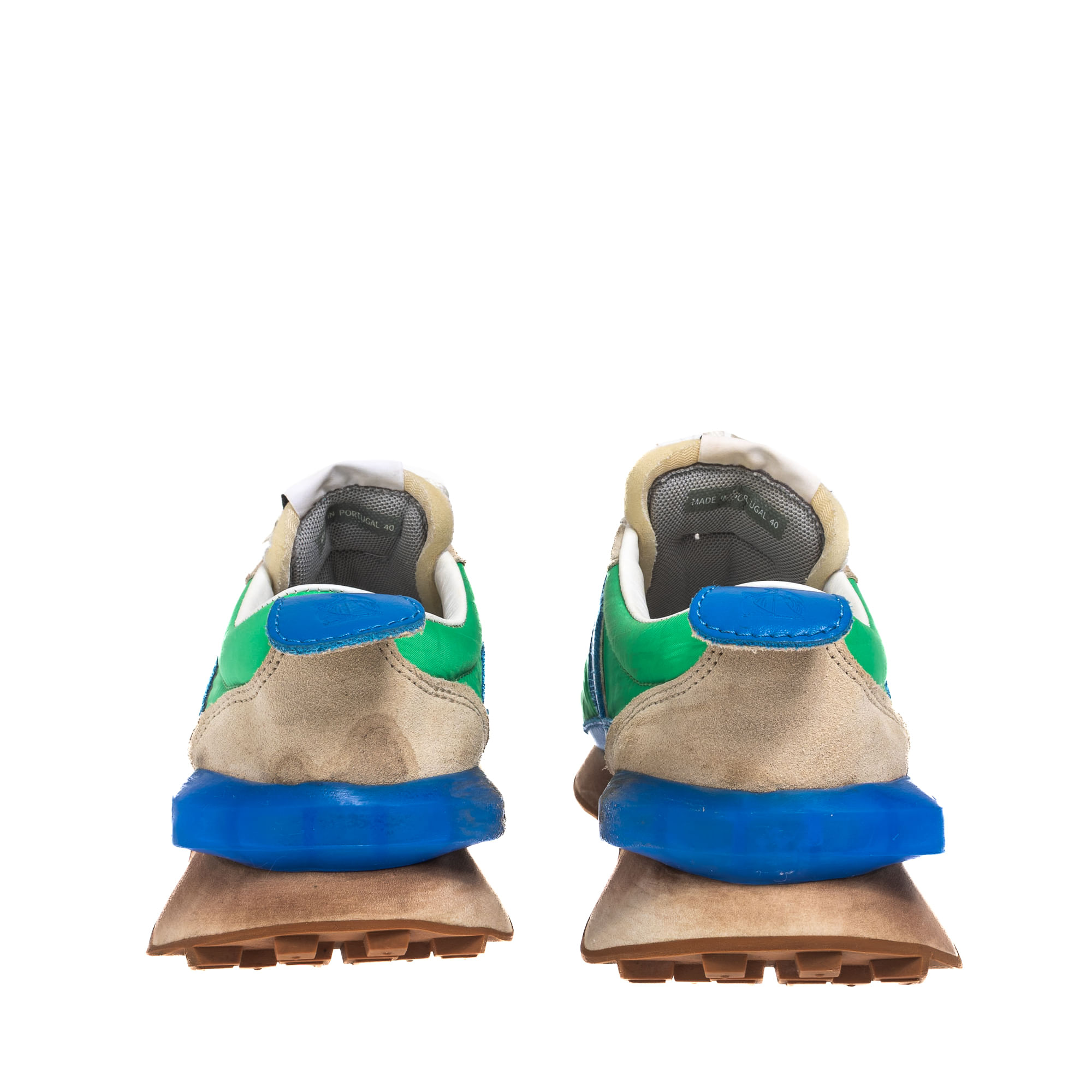 Tênis Lanvin Bumper Verde e Azul | Brechó de luxo - Prettynew
