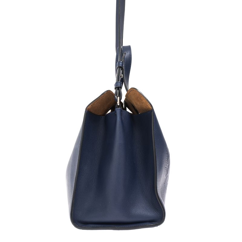 Bolsa-Burberry-Logo-Couro-Azul