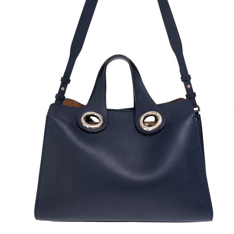 Bolsa-Burberry-Logo-Couro-Azul