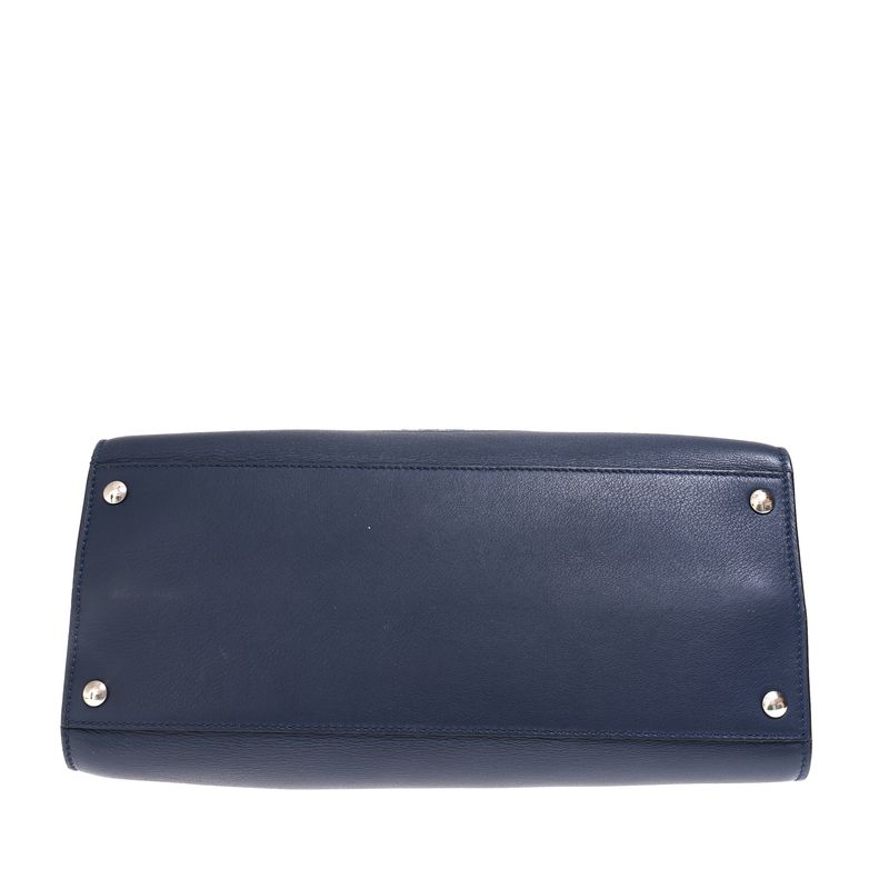 Bolsa-Burberry-Logo-Couro-Azul