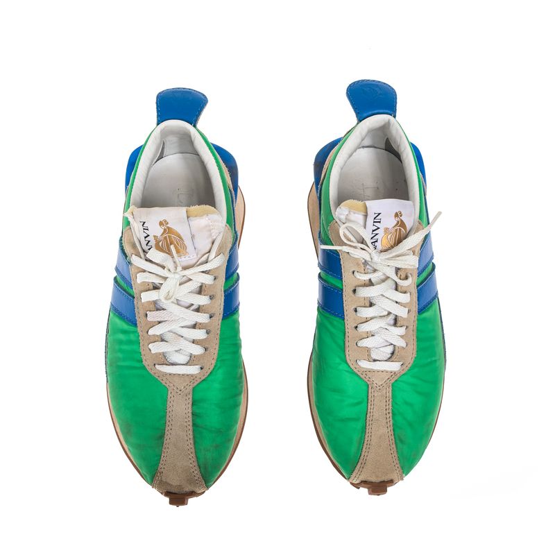 Tenis-Lanvin-Bumper-Verde-e-Azul